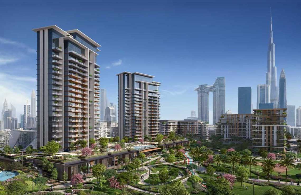 Central Park Plaza Meraas City Walk Dubai — rare urban-core townhouses