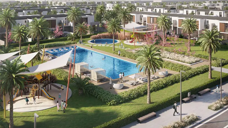 Murooj Al Furjan Nakheel Al Furjan Dubai — popular community-centric townhouses