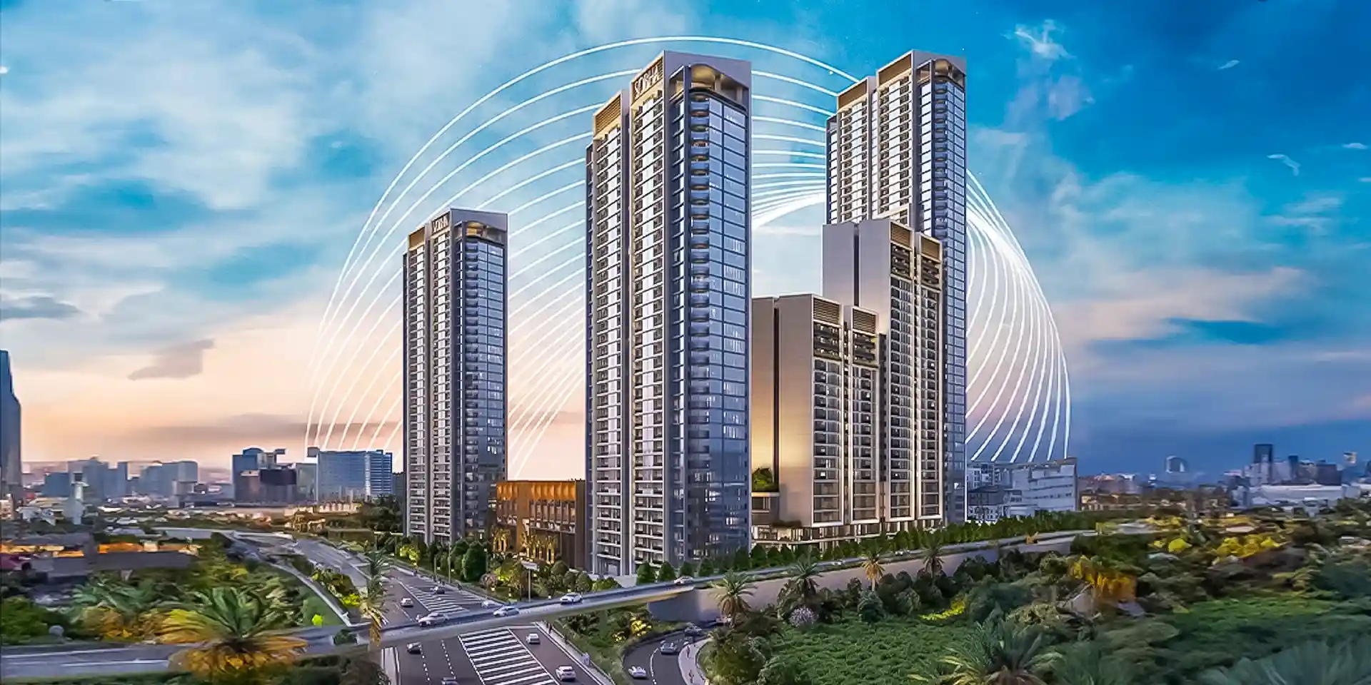 Sobha Orbis Motor City Dubai — high-end modern suburban luxury villas
